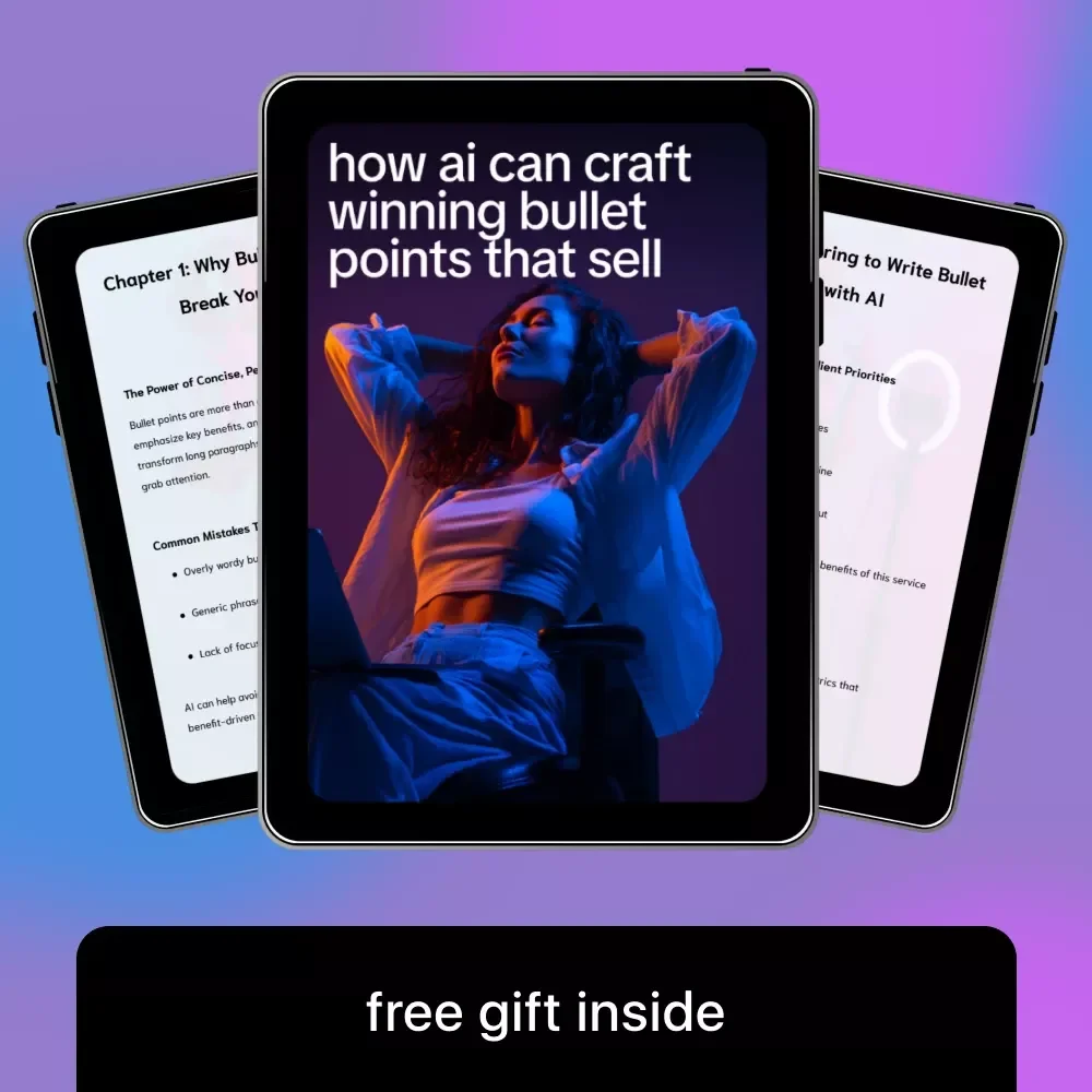 How AI Can Craft Winning Bullet Points That Sell | Smart Guide with AI Tips for Proposal Bullet Points That Sell | Digital Download for Consultants, Freelancers & Business Owners