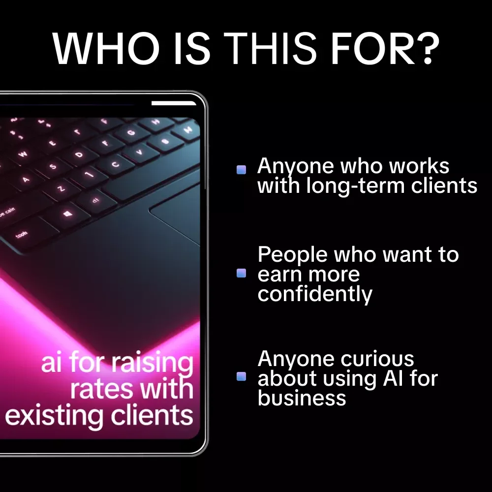 Ai For Raising Rates With Existing Clients | AI Pricing Strategy Guide for Freelancers, Consultants & Service Providers | Digital Download eBook