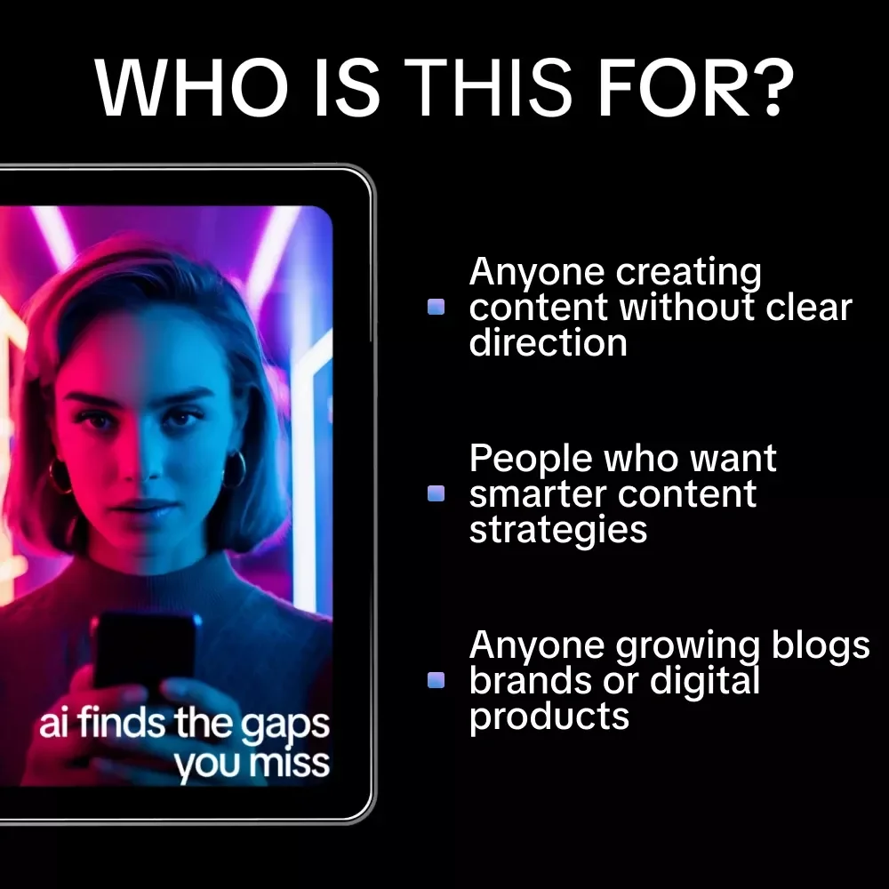 AI Finds the Gaps You Miss | Smart Guide to ai for finding content gaps in your niche | Content Strategy Download