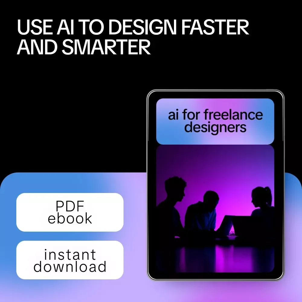 AI for Freelance Designers | Practical AI Guide & eBook for Creative Freelancers, Smarter Design Workflows, Productivity, Marketing & Client Growth
