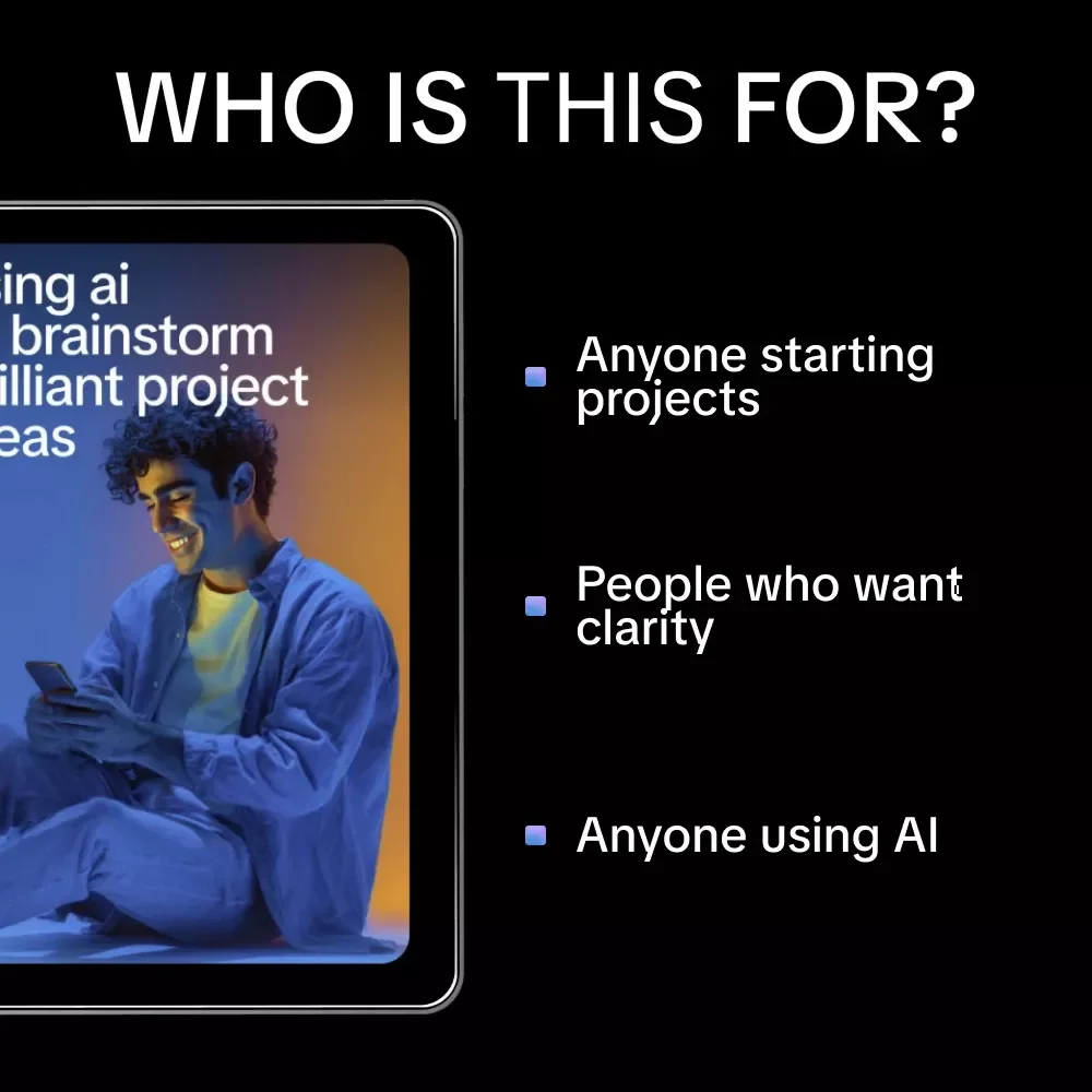 Using AI to Brainstorm Brilliant Project Ideas | Practical Ebook Guide to ai brainstorming for project ideas, Creative Planning & Smart Idea Generation