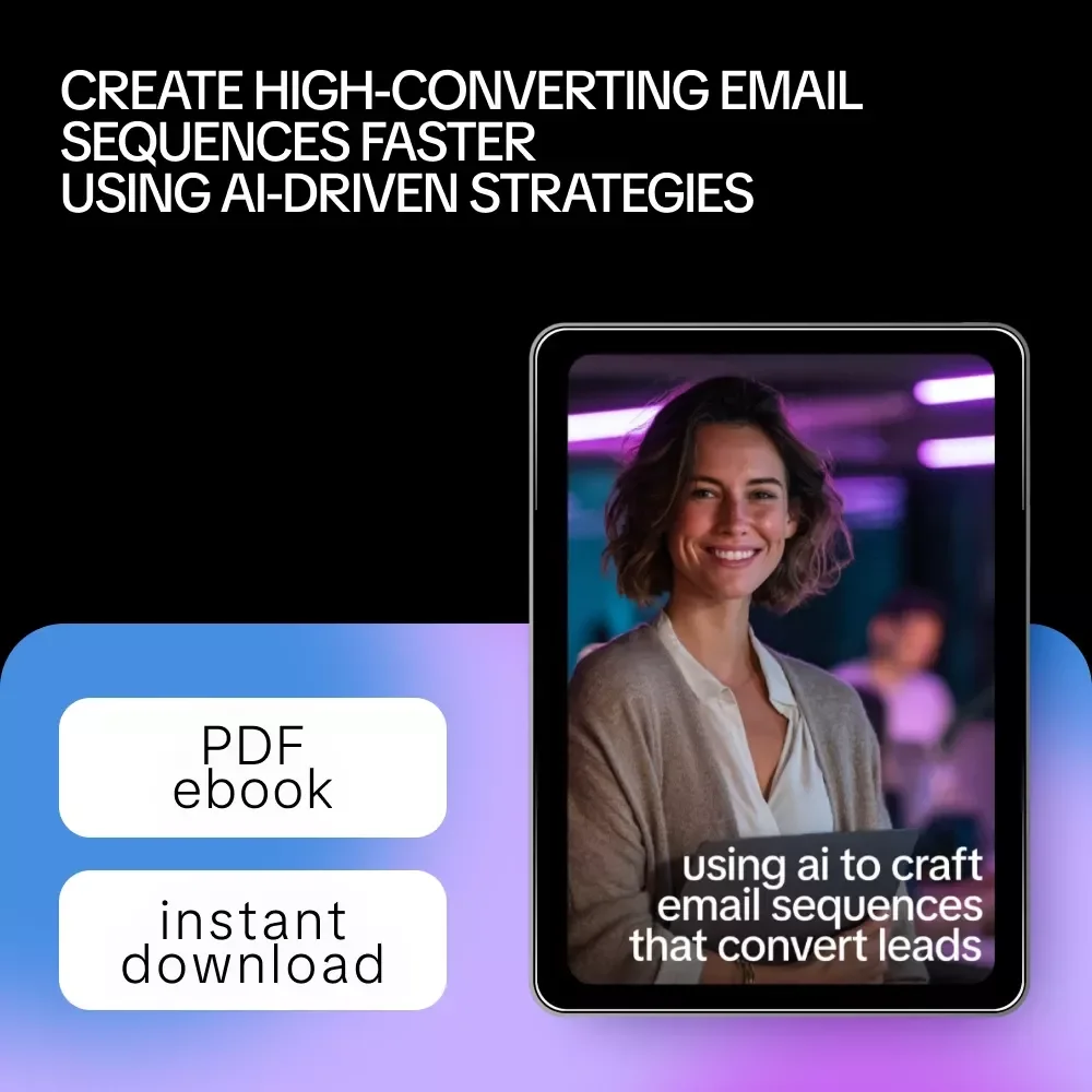 Using AI to Craft Email Sequences That Convert Leads | Smart Email Marketing Ebook, ai for email sequences for leads, Digital Guide for Creators & Freelancers