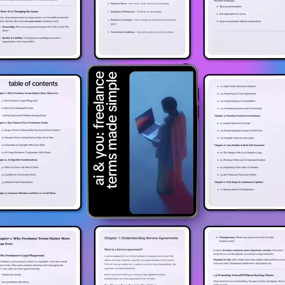 AI & You: Freelance Terms Made Simple – Practical Ebook Guide to ai for freelance terms and conditions