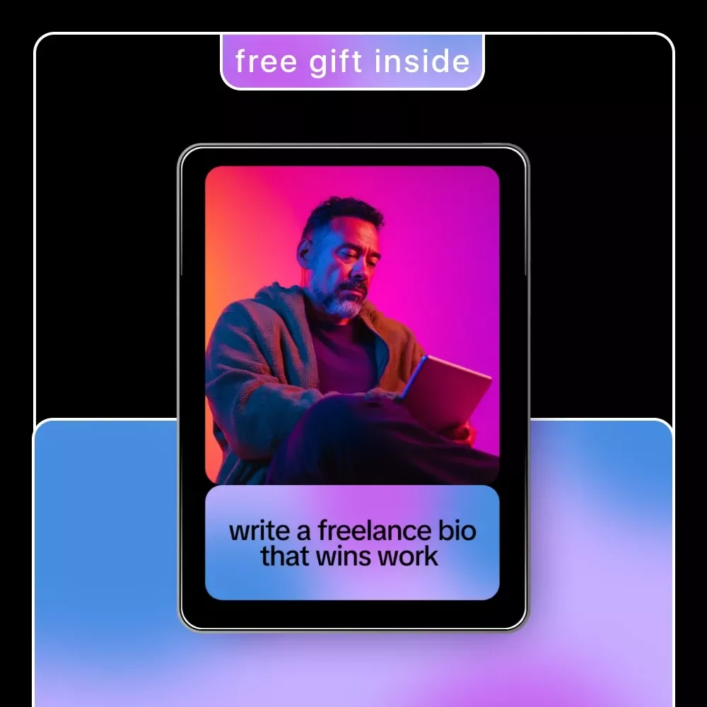 Write a Freelance Bio That Wins Work – AI-Powered Freelance Bio Guide, Client-Winning About Me Template, Upwork & LinkedIn Bio eBook