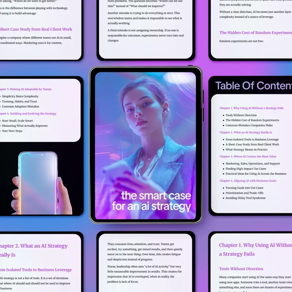 The Smart Case for an AI Strategy | Practical AI Strategy Guide for Business Leaders, Founders & Teams | Digital Download eBook
