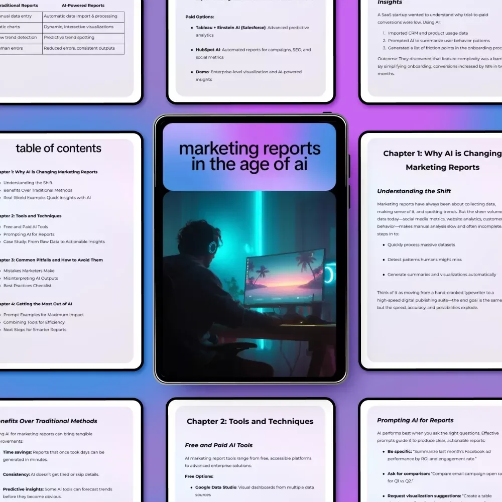 Marketing Reports in the Age of AI – Guide to Using AI to Create Marketing Reports Efficiently