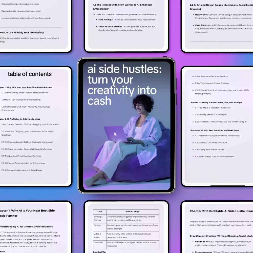 AI Side Hustles: Turn Your Creativity into Cash – Practical Guide to Profitable ai side hustle ideas with ai for Creators & Freelancers