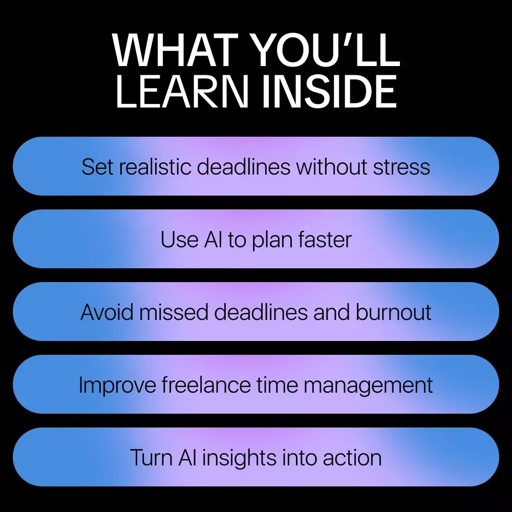 AI Deadlines: Smarter Scheduling for Creators & Freelancers – AI Productivity Guide for Time Management, Scheduling & Freelance Workflow (Digital Download)