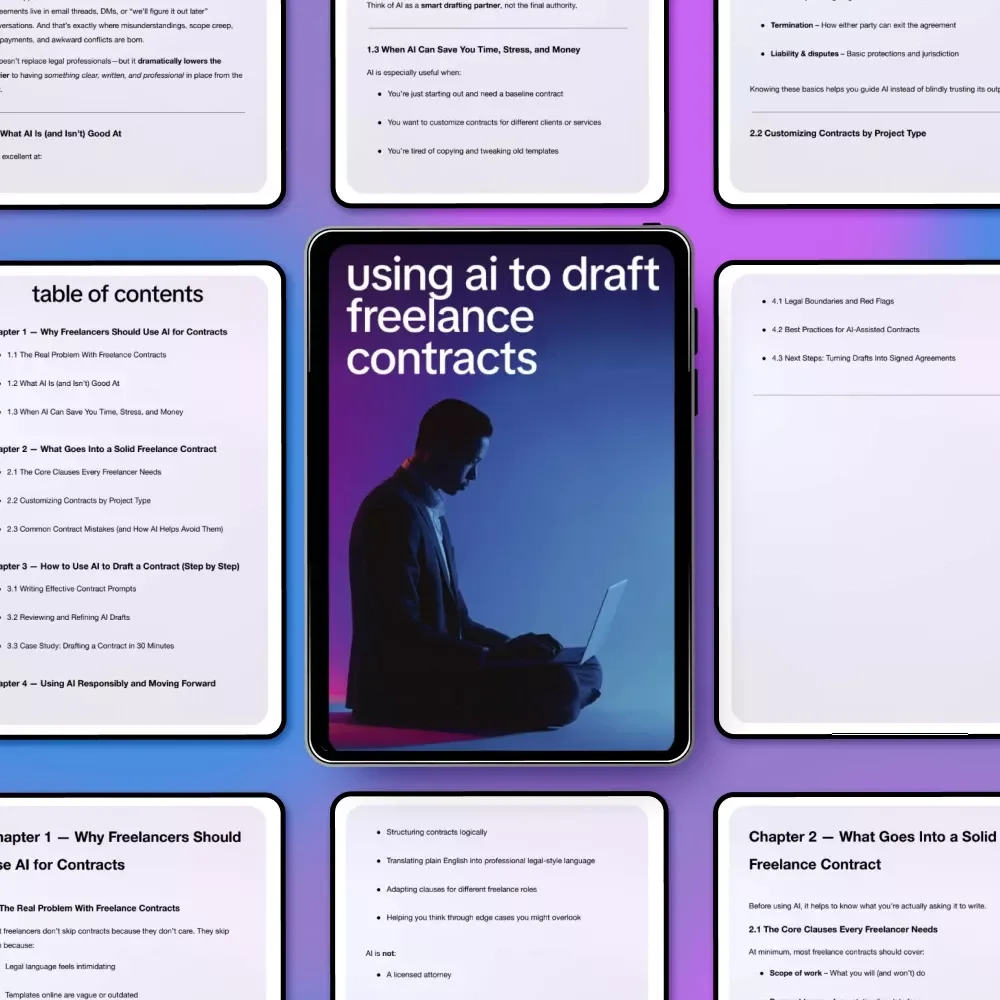 Using AI to Draft Freelance Contracts | Practical Guide for ai to draft a freelance contract, Faster Client Agreements, Smart Freelancer Legal Workflow