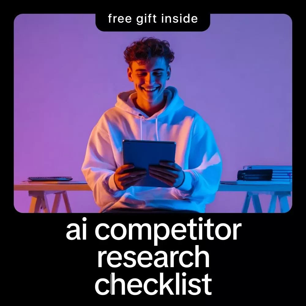 AI Competitor Research Checklist Before Client Calls – Digital Download to Use AI to Research Client's Competitors Before Call | Market Analysis Guide