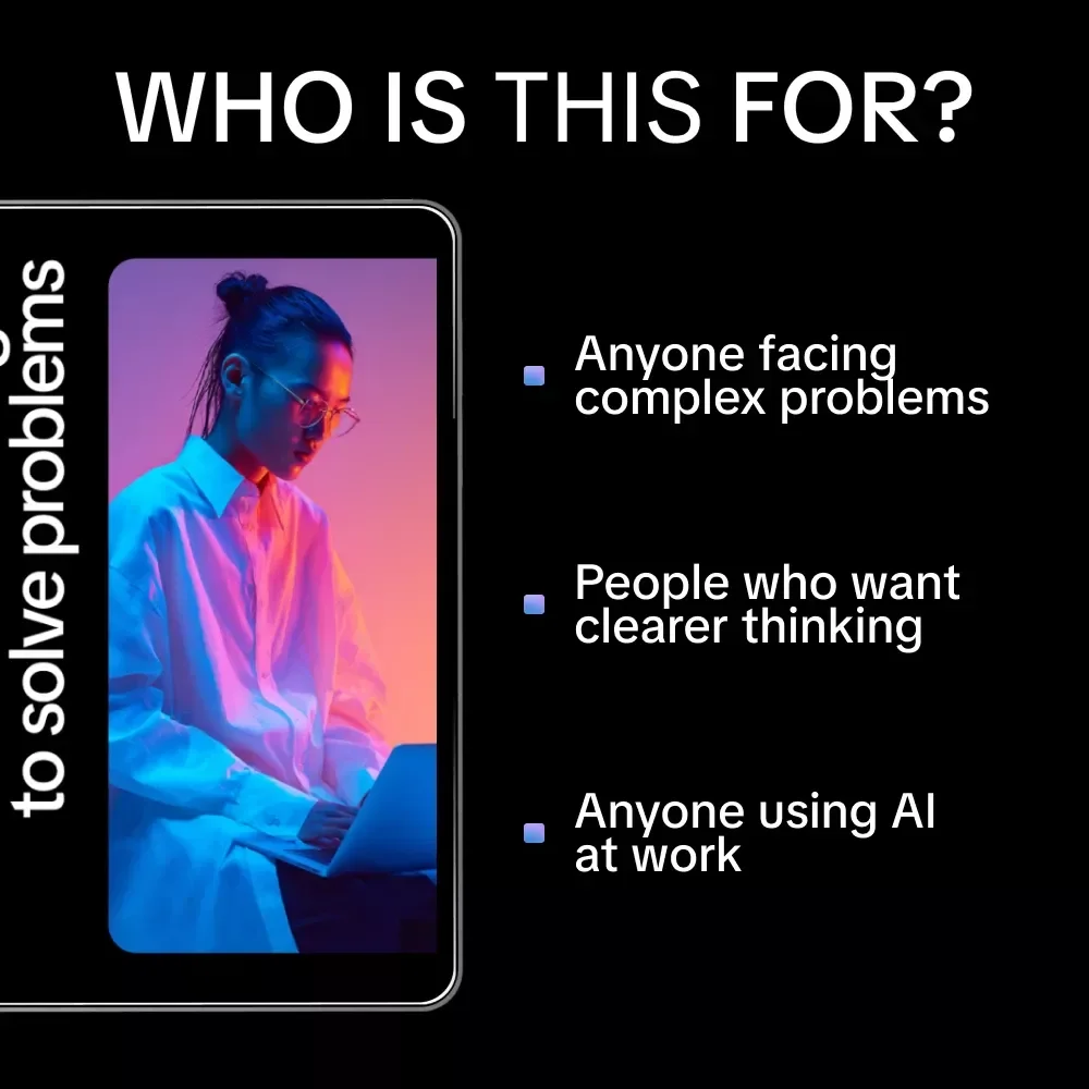 Using AI to Solve Problems – Practical Guide on how ai helps creative problem solving for Thinkers, Creators & Professionals