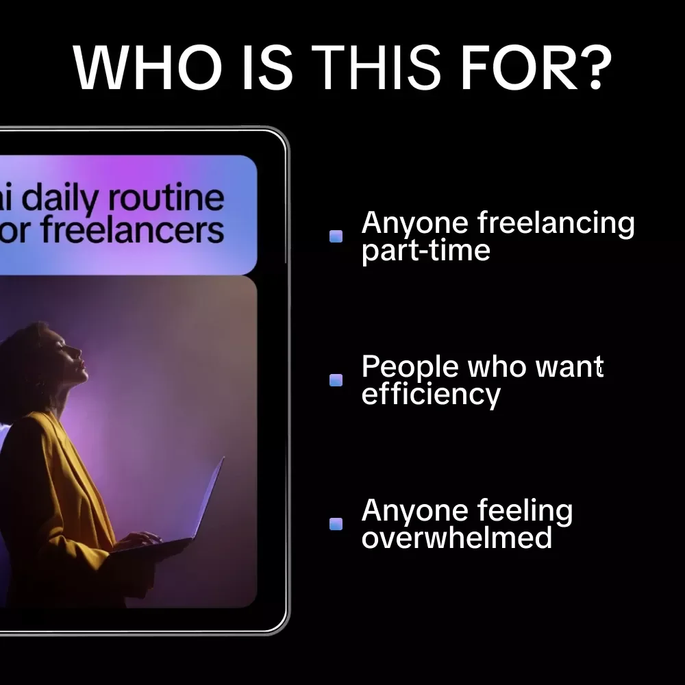 AI Daily Routine For Freelancers Ebook | Smart Productivity Guide for Modern Freelance Workflows | AI Daily Routine For Freelancers