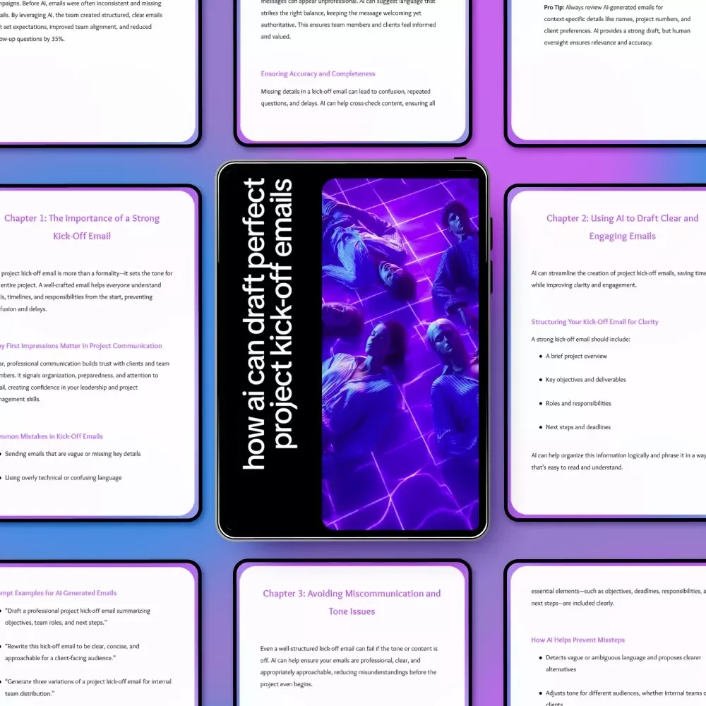 How AI Can Draft Perfect Project Kick-Off Emails | Smart Guide to Ways AI Can Draft Project Kick Off Emails for Project Managers & Teams