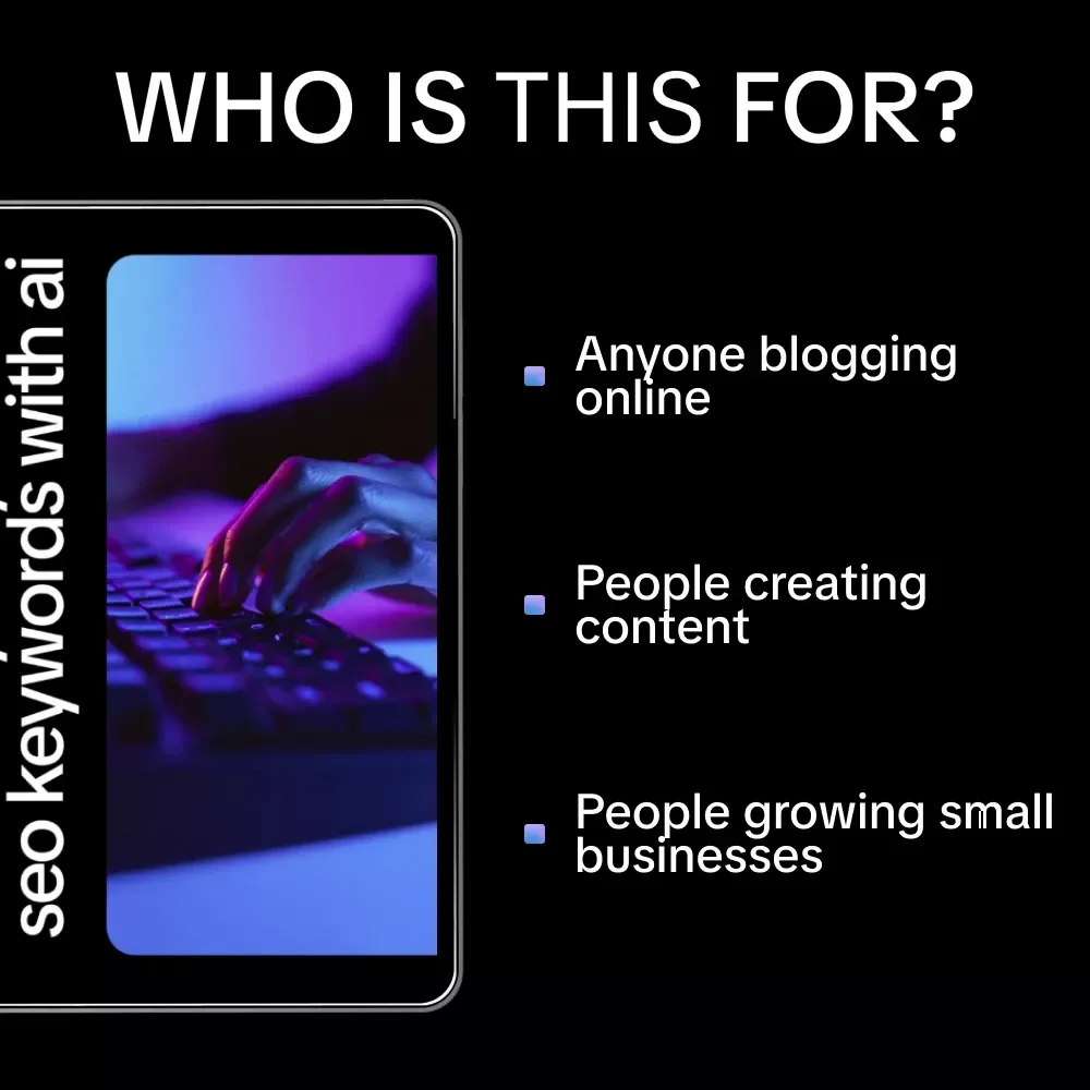 The Easy Way to Find SEO Keywords with AI – Practical Guide for Bloggers, Marketers & Creators | Smart Ways to Use AI to Generate SEO Keyword Lists