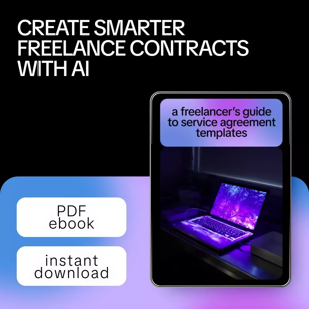 A Freelancer’s Guide to Service Agreement Templates | AI-Powered eBook for Smarter Contracts | ai for service agreement templates