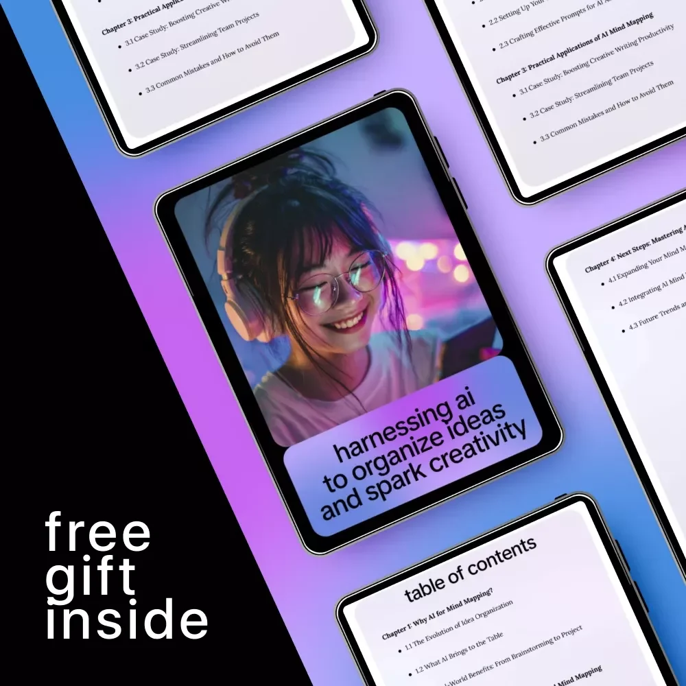 Harnessing AI to Organize Ideas and Spark Creativity – Practical Guide to ai for mind mapping and idea organization, Digital Download for Creatives, Entrepreneurs & Teams