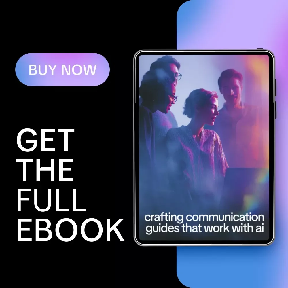Crafting Communication Guides That Work with AI | Practical eBook on how ai can generate communication style guides for Teams & Brands
