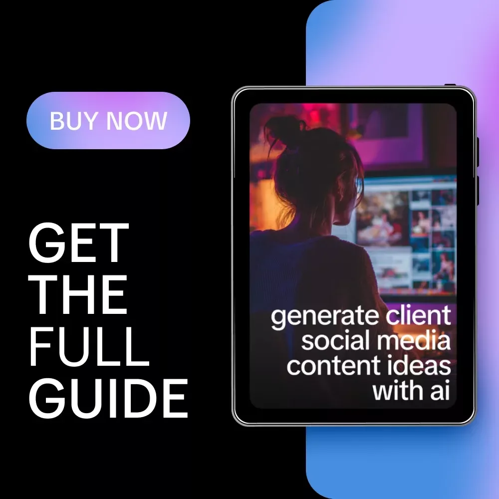 Generate Client Social Media Content Ideas with AI – AI Social Media Content Ideas for Clients Guide