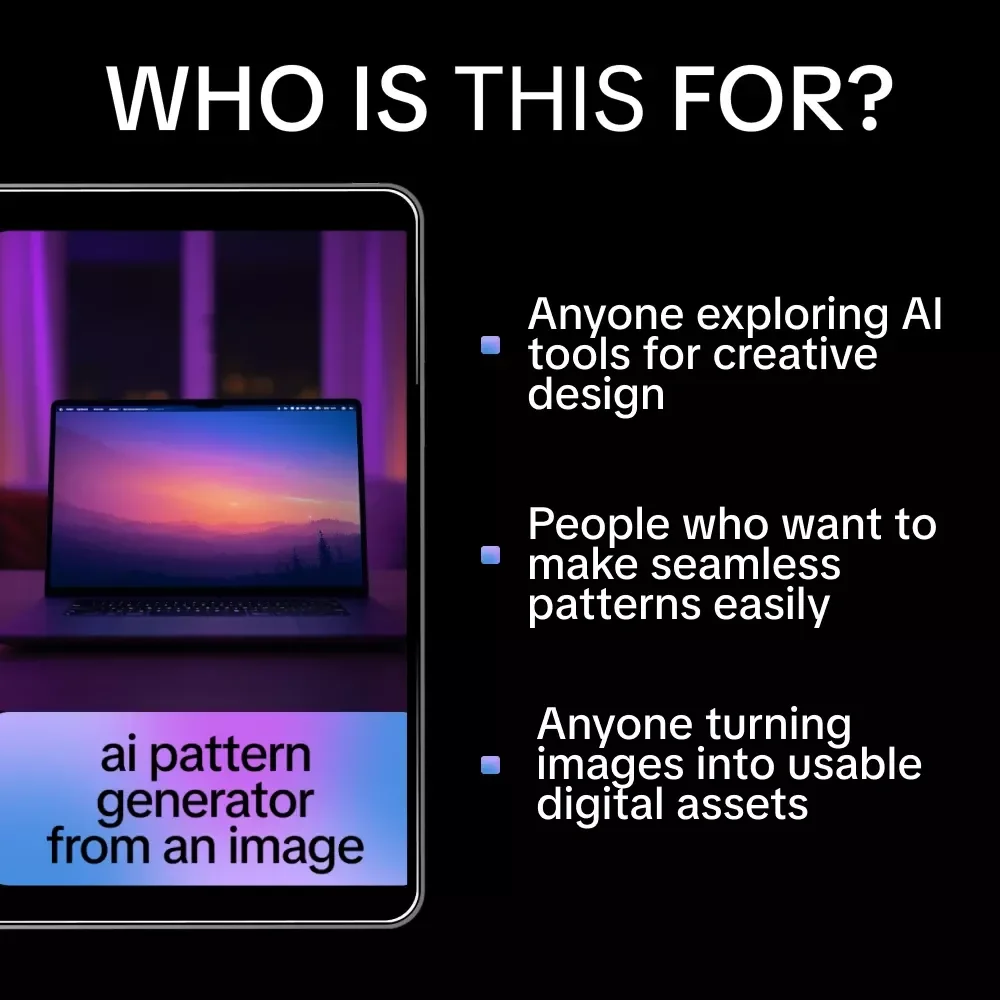 AI Pattern Generator from an Image | Digital Guide for Seamless Patterns, Surface Design & Creative AI Workflow