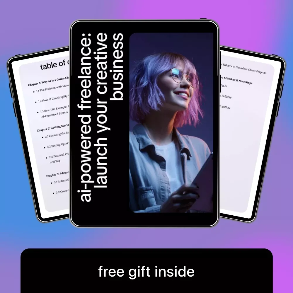 AI-Powered Freelance: Launch Your Creative Business | Smart Guide for Using AI to Start a Freelance Business, Digital Download for Creatives & Entrepreneurs