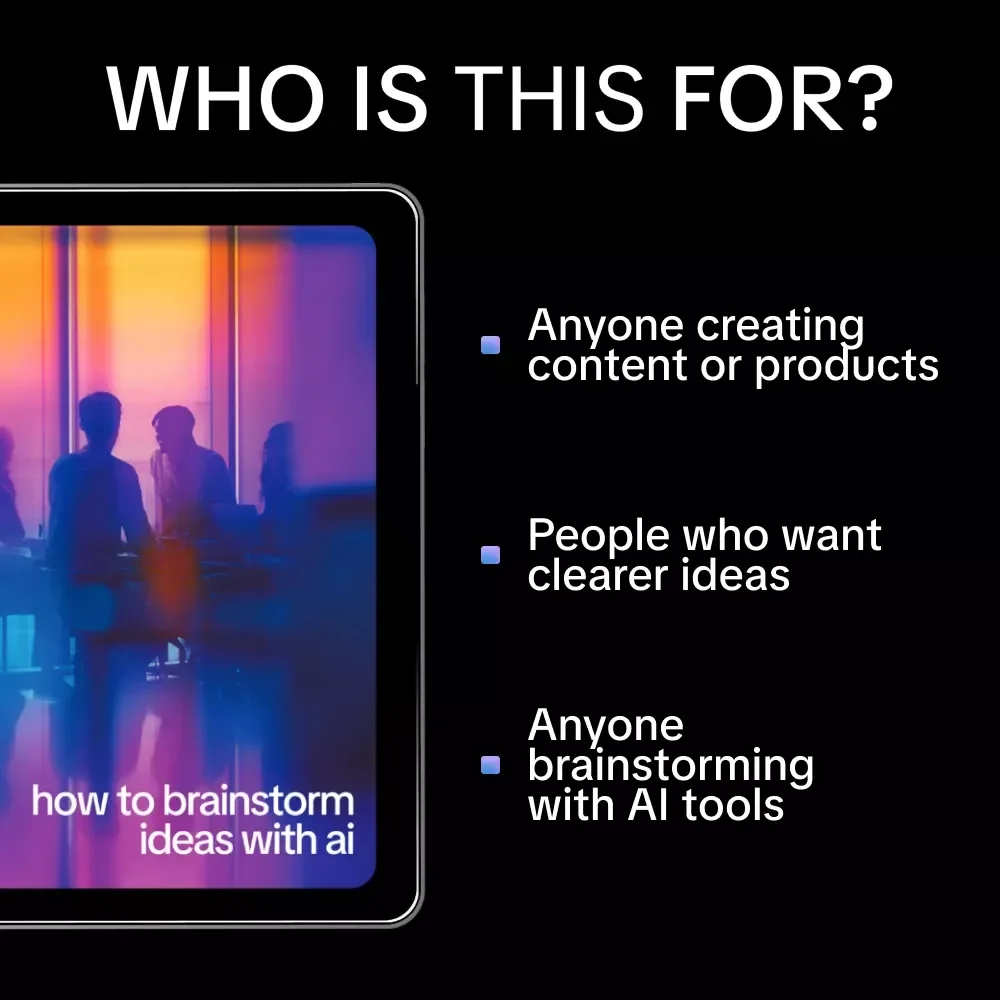 How to Brainstorm Ideas with AI – Practical Checklist Using AI Tools for Brainstorming Ideas for Creators, Writers, Entrepreneurs & Digital Projects