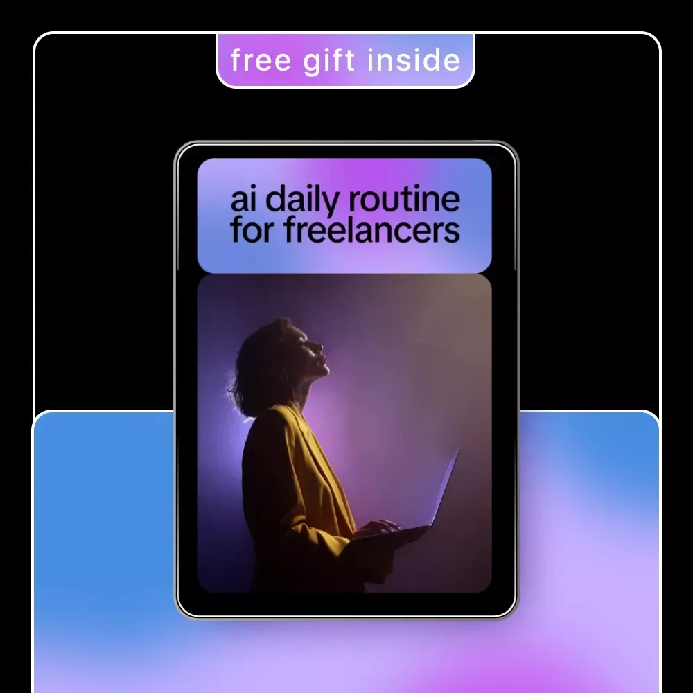 AI Daily Routine For Freelancers Ebook | Smart Productivity Guide for Modern Freelance Workflows | AI Daily Routine For Freelancers