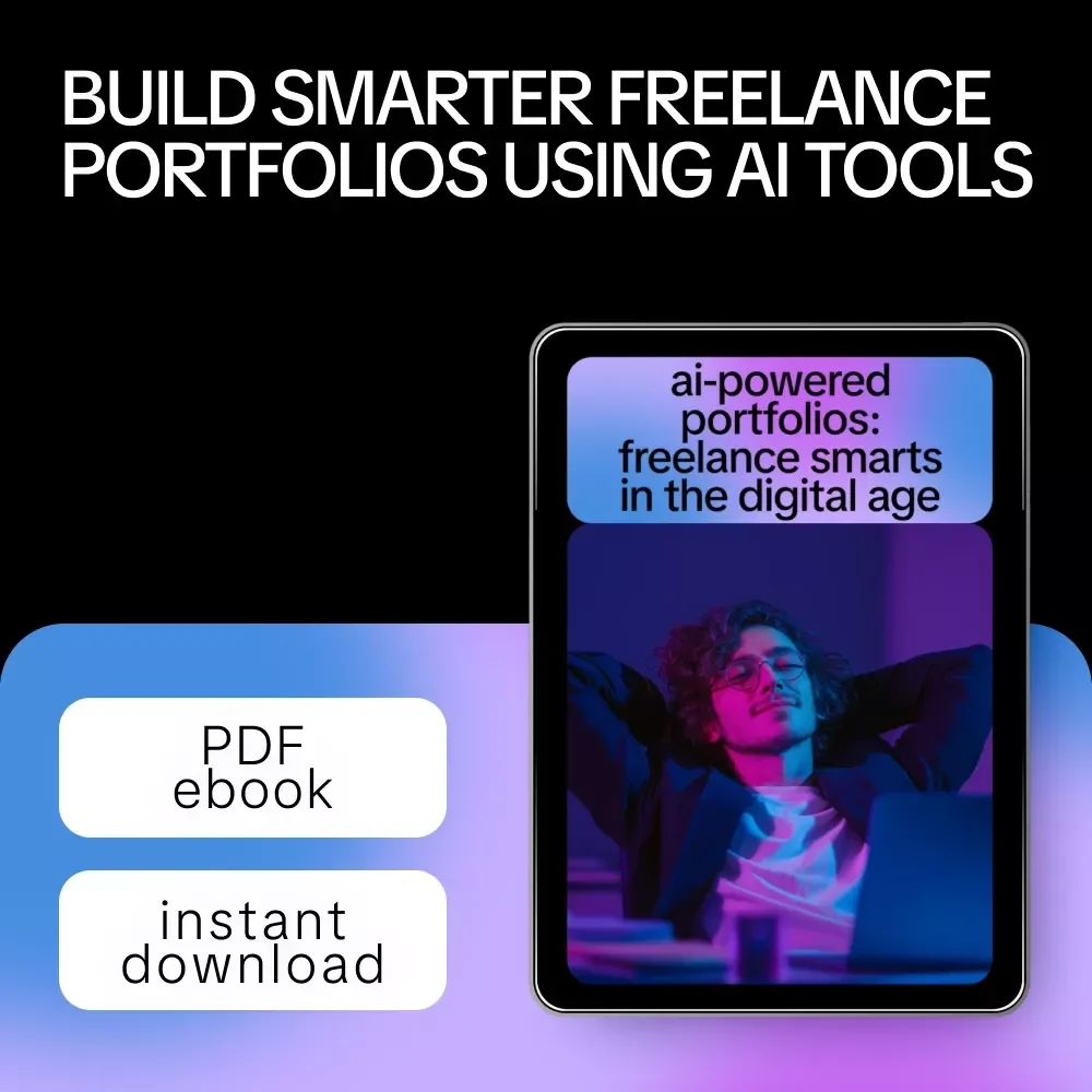 AI-Powered Portfolios: Freelance Smarts in the Digital Age | Freelance Portfolio Guide, AI Tools for Freelancers, Digital Download eBook, Client-Ready Portfolio Checklist