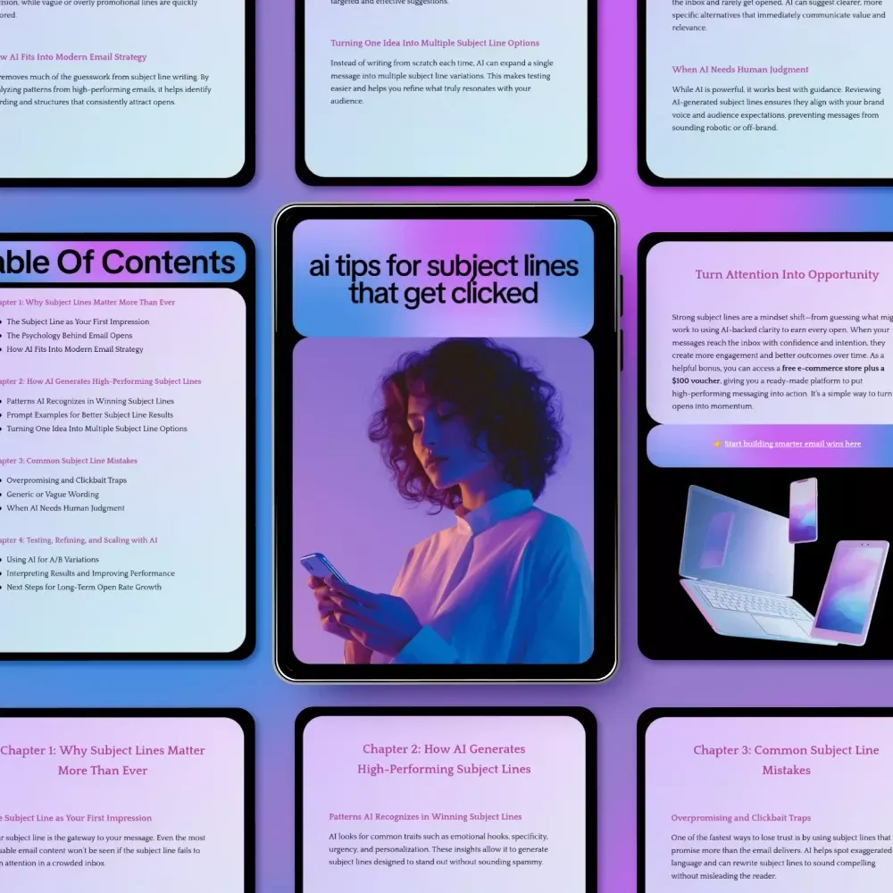 AI Tips for Subject Lines That Get Clicked – Smart Email Marketing Guide with ai tips for subject lines that get opens, AI-Powered Subject Line Strategy, Digital Download for Email Creators
