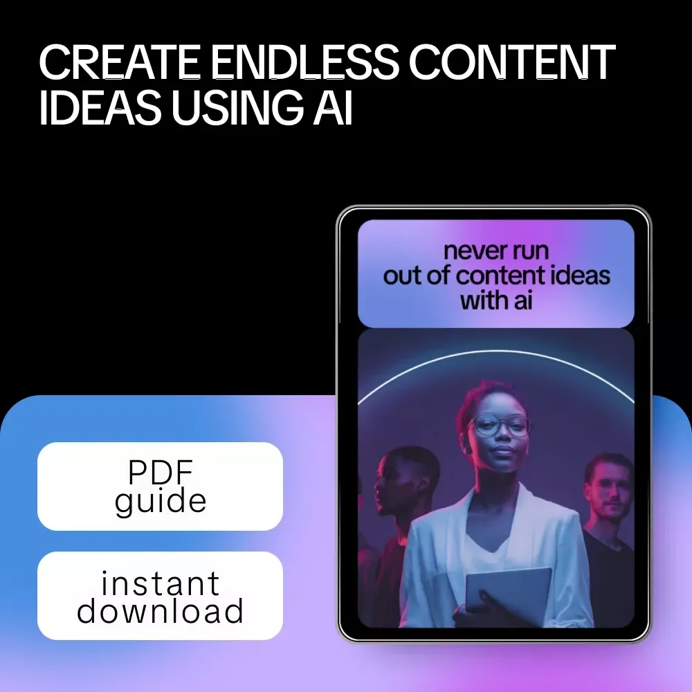 Never Run Out of Content Ideas with AI – Practical Guide with AI Prompts for Content Planning & Topic Lists