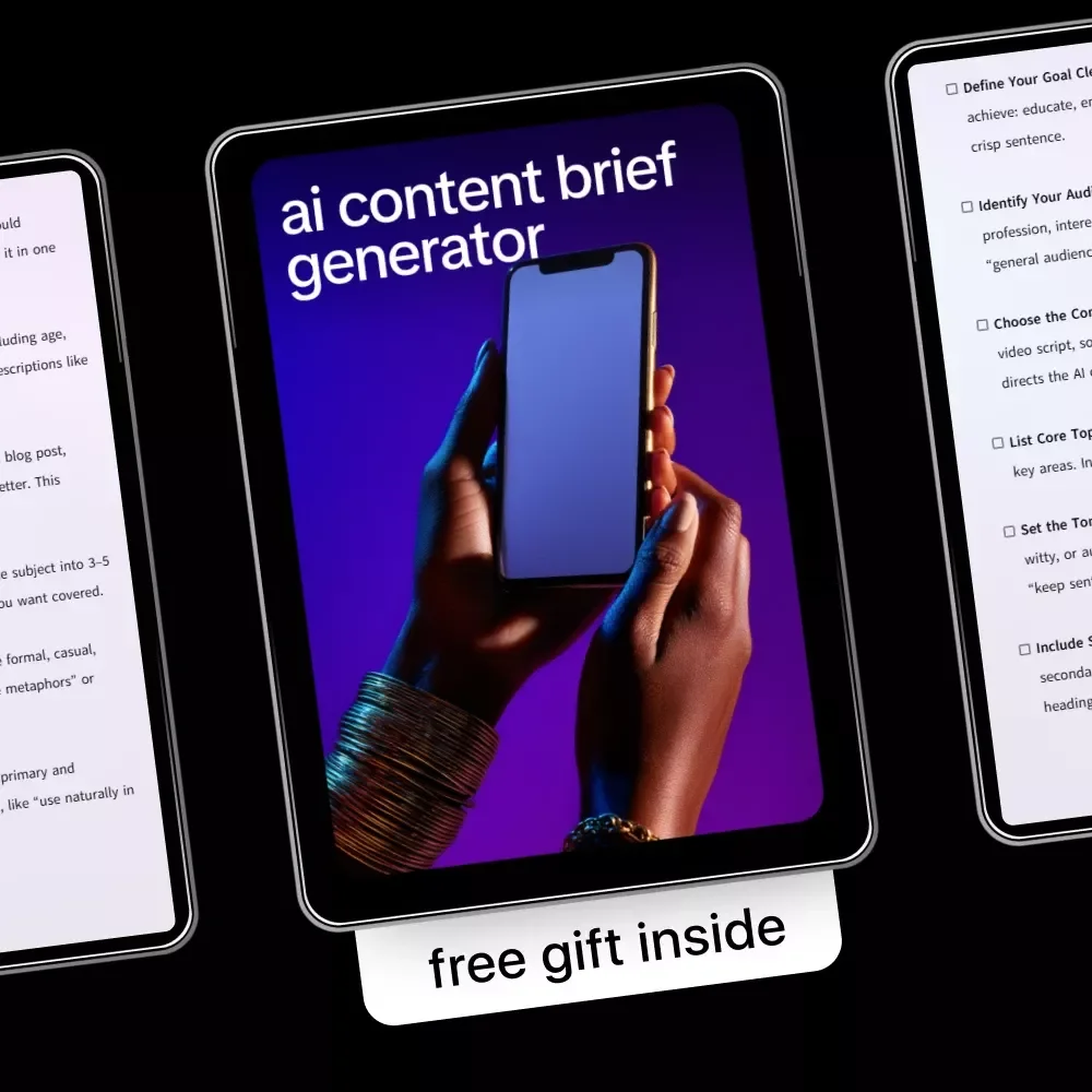 AI Content Brief Generator | AI Writing Guide for SEO Content, Blogging, Marketing & Social Media Planning