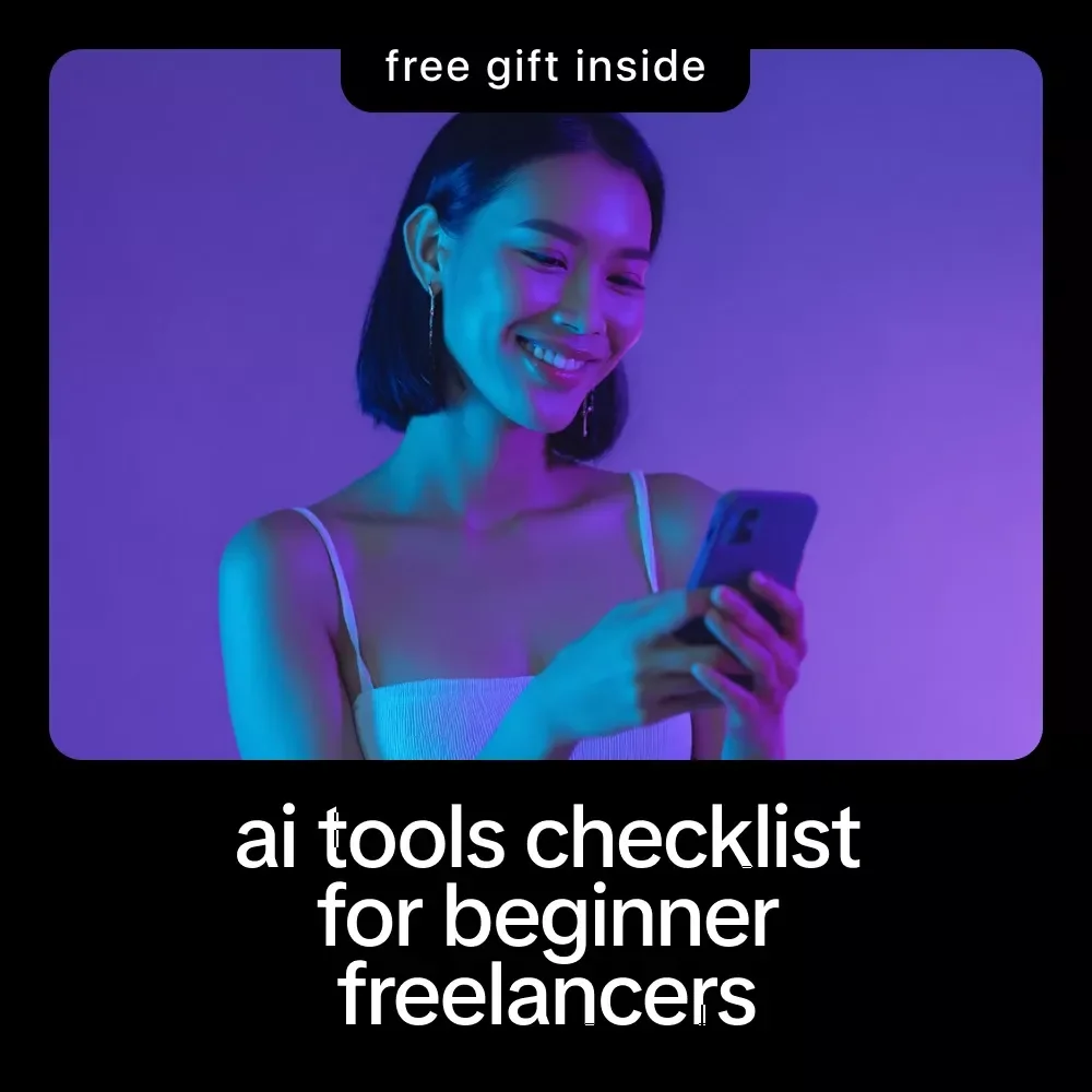 AI Tools Checklist for Beginner Freelancers | Easy Digital Checklist for Smart Freelancing, Productivity & ai tools for beginner freelancers