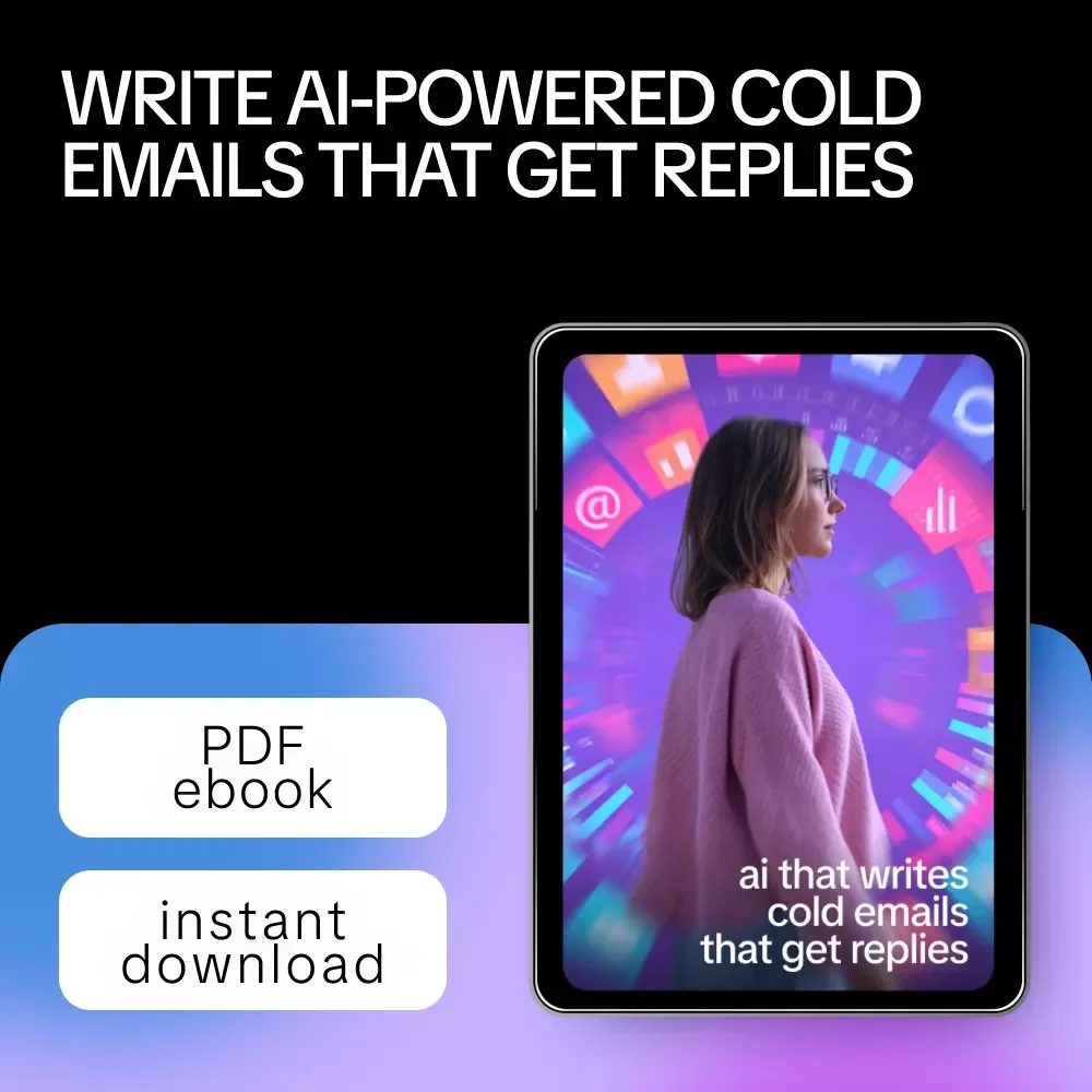 AI That Writes Cold Emails That Get Replies | AI Cold Email Guide, Outreach eBook, B2B Sales Prospecting Checklist, Email Marketing Digital Download
