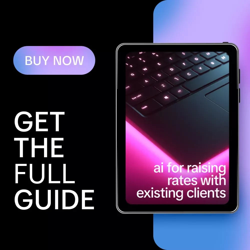 Ai For Raising Rates With Existing Clients | AI Pricing Strategy Guide for Freelancers, Consultants & Service Providers | Digital Download eBook