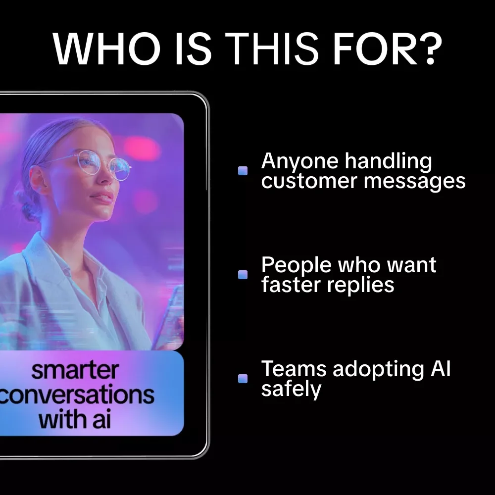 Smarter Conversations with AI – Practical eBook Guide to ai tools for customer communication for Support, Email & Customer Experience Teams