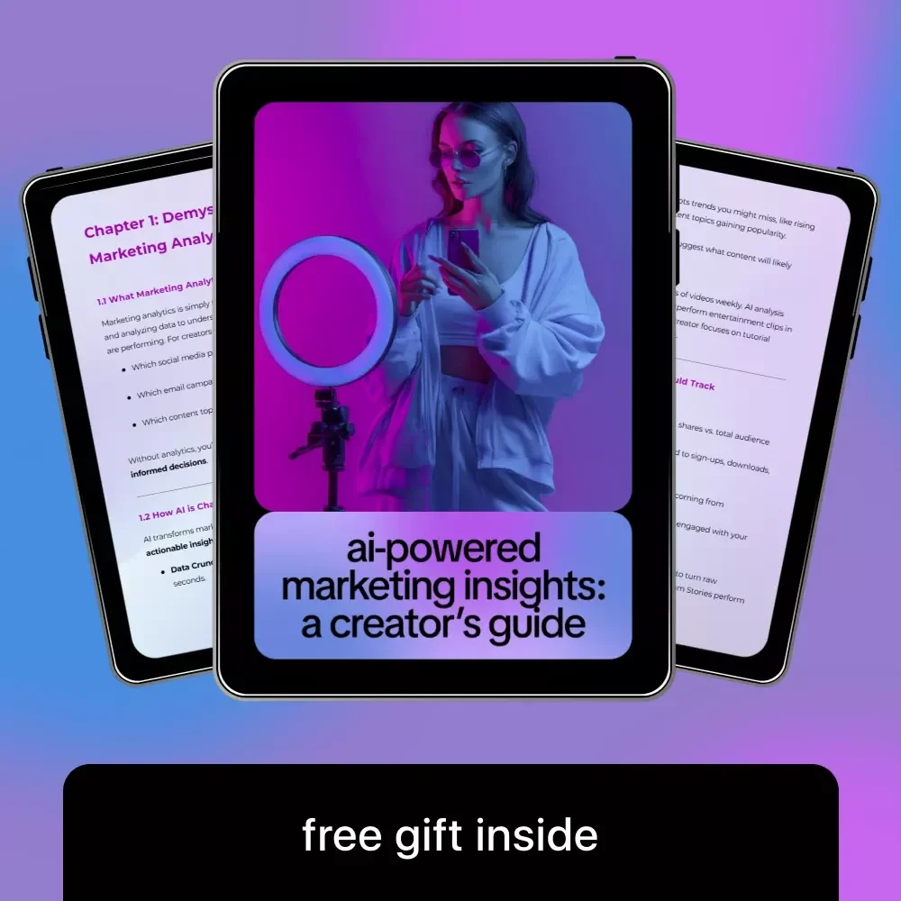AI-Powered Marketing Insights: A Creator’s Guide – Smart AI for Understanding Marketing Analytics, Data-Driven Content Strategy, Digital Marketing Guide for Creators