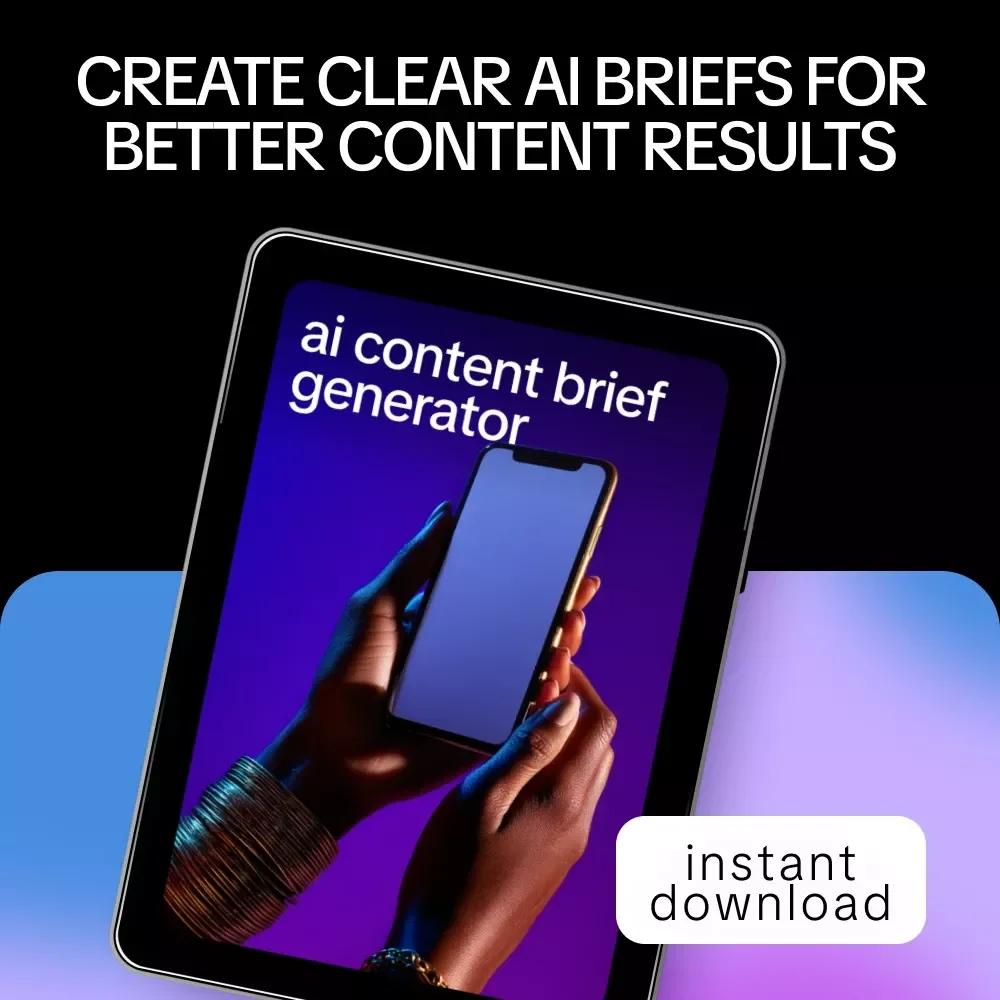 AI Content Brief Generator | AI Writing Guide for SEO Content, Blogging, Marketing & Social Media Planning