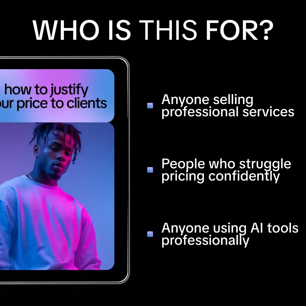 How to Justify Your Price to Clients – Value-Based Checklist for Consultants & Freelancers | how to justify ai pricing to clients