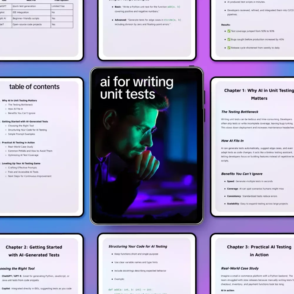 AI for Writing Unit Tests – Practical Guide to Using AI to Generate Unit Tests Faster & Smarter