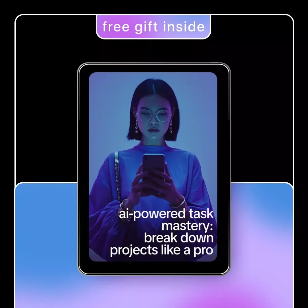 AI-Powered Task Mastery: Break Down Projects Like a Pro – AI Productivity Guide, Task Breakdown eBook, Smart Project Planning Digital Download