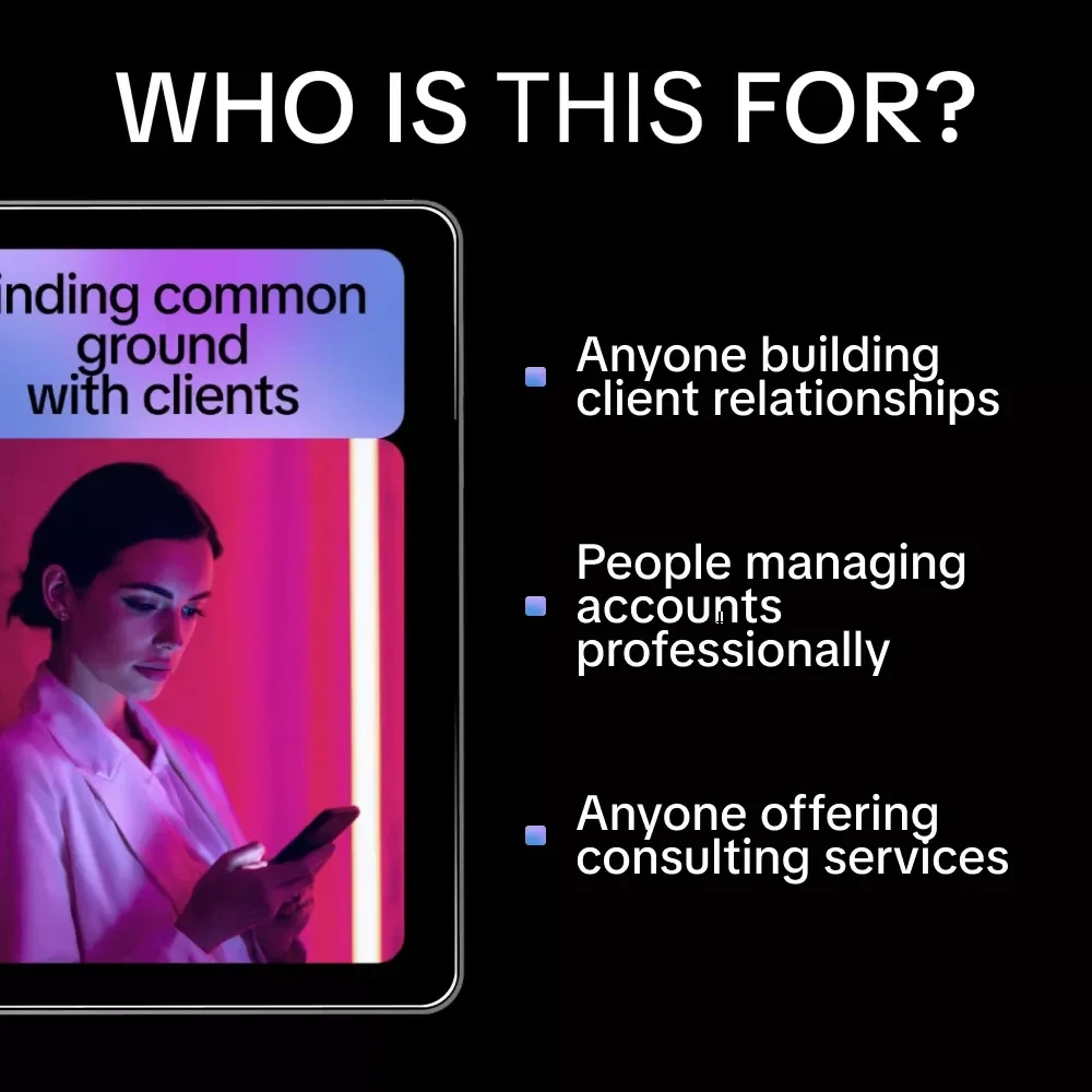 Finding Common Ground with Clients – AI for Finding Common Ground with a Client Guide, eBook & Checklist for Better Client Engagement