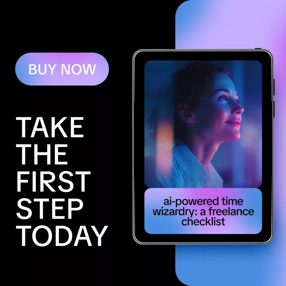 AI-Powered Time Wizardry: A Freelance Checklist – Smart AI Project Time Estimation Guide, Freelance Productivity Planner, Digital Download for Creatives & Solopreneurs