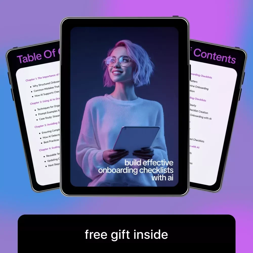 Build Effective Onboarding Checklists with AI | Practical Guide for Smarter Employee & Client Onboarding, AI Help for Creating Onboarding Checklists