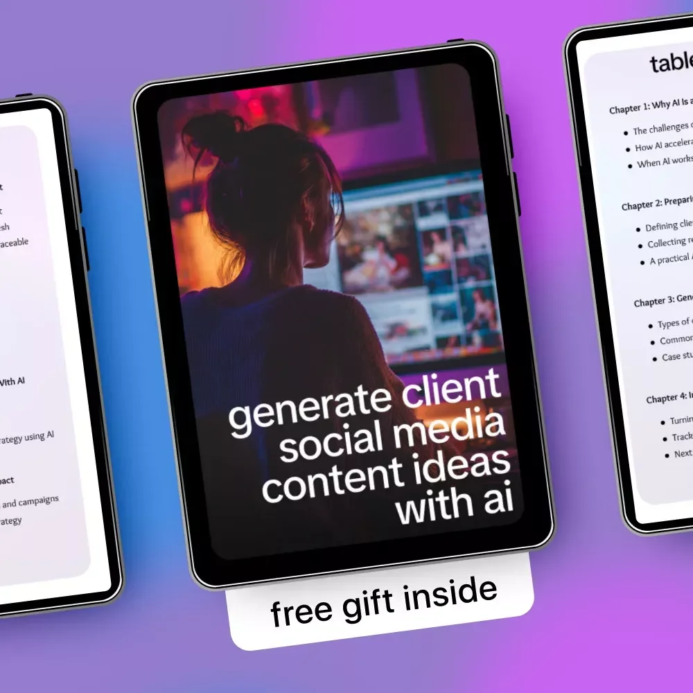 Generate Client Social Media Content Ideas with AI – AI Social Media Content Ideas for Clients Guide