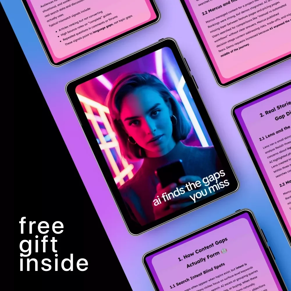 AI Finds the Gaps You Miss | Smart Guide to ai for finding content gaps in your niche | Content Strategy Download