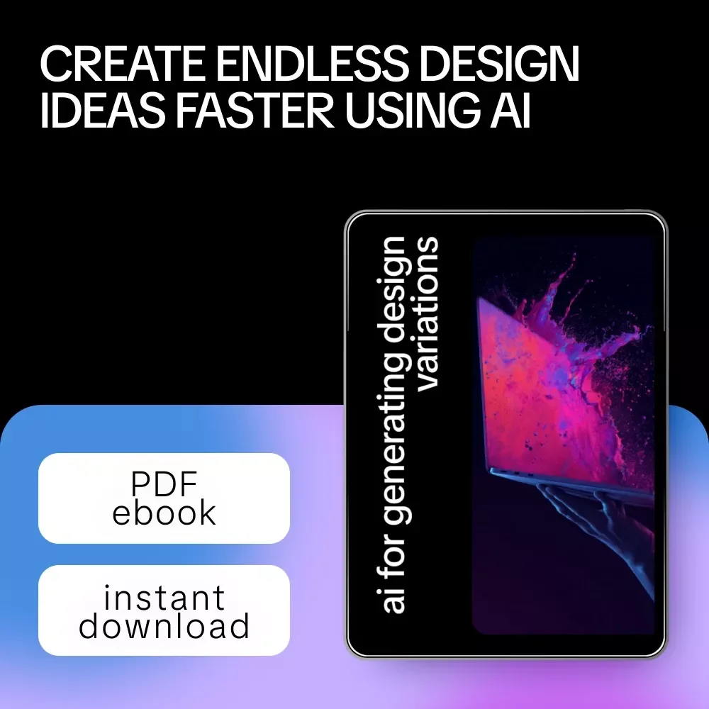 AI for Generating Design Variations | Practical AI Design Guide for Designers, Creatives & Brand Builders | Digital Download eBook