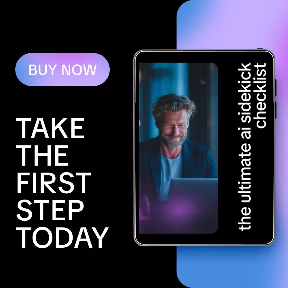 The Ultimate AI Sidekick Checklist | Freelancer & Creator Client Management Guide, AI Productivity Workflow, Digital Download eBook