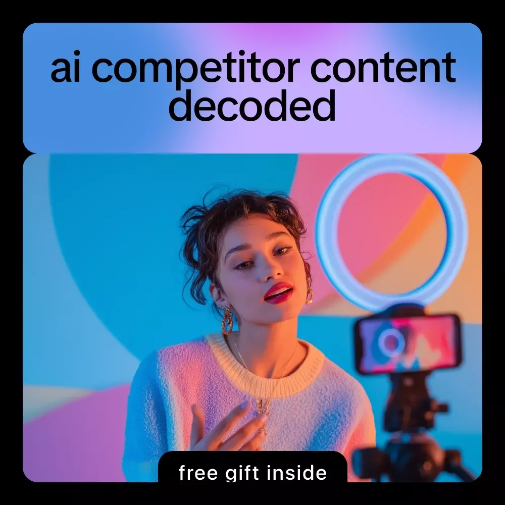 AI Competitor Content Decoded – AI Competitor Content Analysis Guide, Content Strategy eBook, Competitor Research Checklist, Digital Download for Marketers & Creators