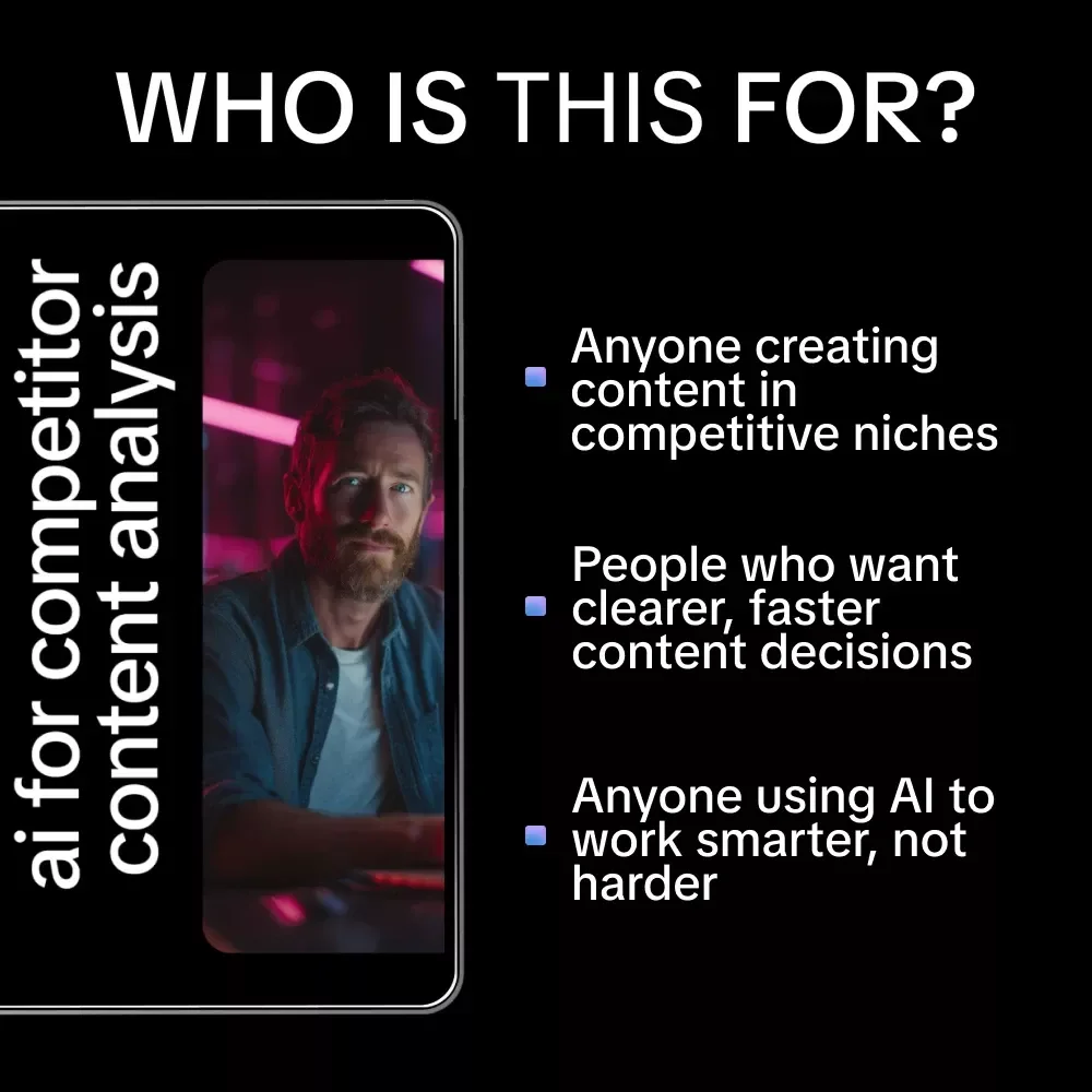 AI for Competitor Content Analysis – Smart AI Marketing Guide, Content Research eBook, Digital Download for Creators & Businesses