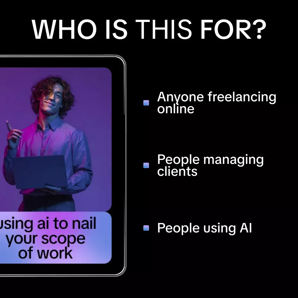 Using AI to Nail Your Scope of Work | Practical Guide for Freelancers & Creators | ai for scope of work documents