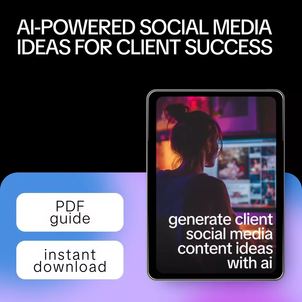 Generate Client Social Media Content Ideas with AI – AI Social Media Content Ideas for Clients Guide